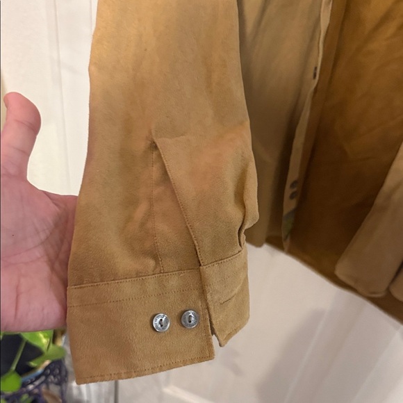 Kenneth Cole Men's Brown Casual Button Down Shirt - Picture 4 of 5